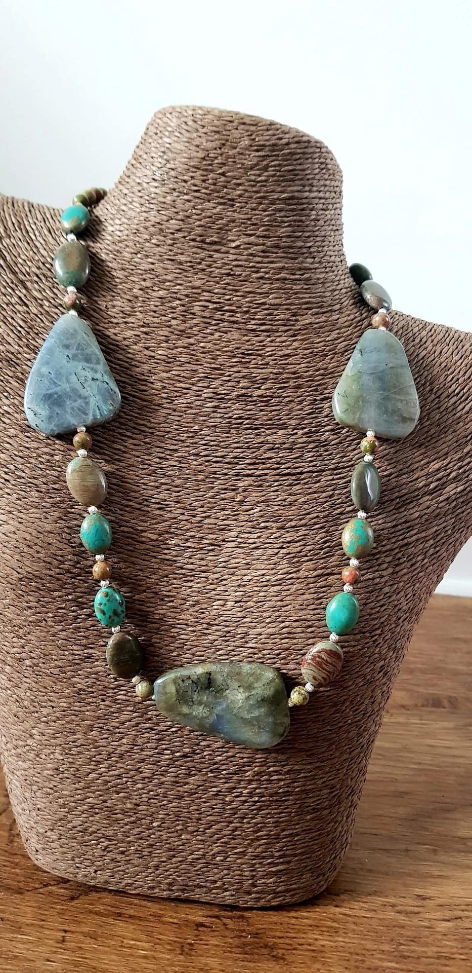 Turquoise hot sale necklace statement